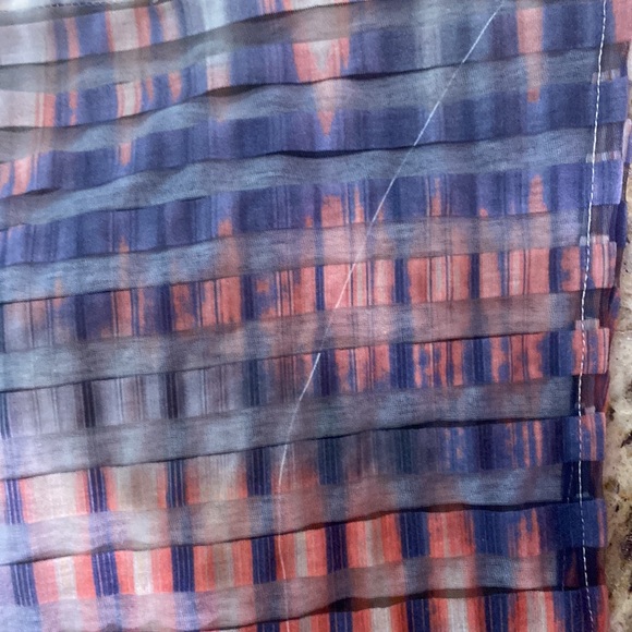 live and let live 2 pc set Ombre Sheer Stripe & Lace Top with Matching Tank XL - Picture 11 of 11